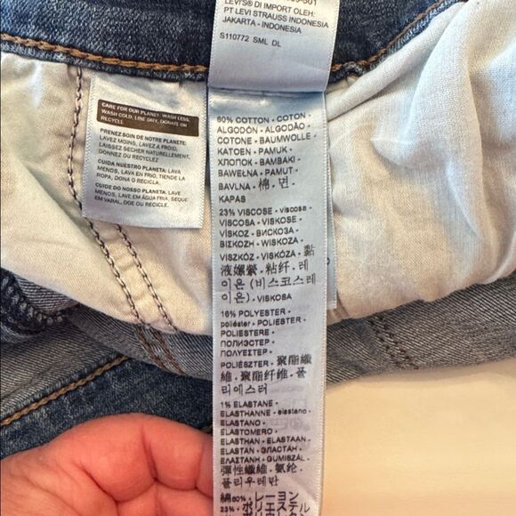 Levi’s Midrise Straight Leg Jeans, Size 18W, NWT - Picture 7 of 8